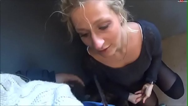 Facial On The Stairs