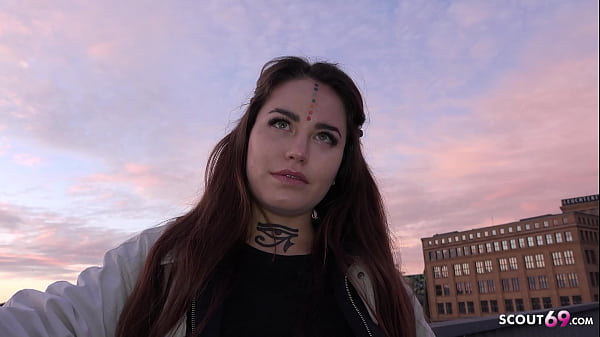 German Scout Green Eyes Tattoo Teen Talk To Rough Sex At Model Job In Berlin