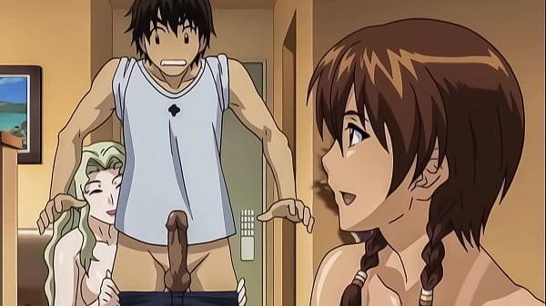 Jovencitas Lesbianas Se Follan Su Hermanastro Hentai Sin Censura