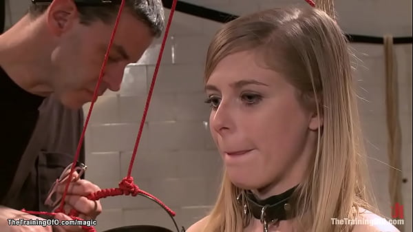 Master James Mogul Trains Bound Busty Blonde Penny Pax To Endure Pain Then Makes Her Fuck Big Dick To Strapped Gimp Owen Gray And Whips Her