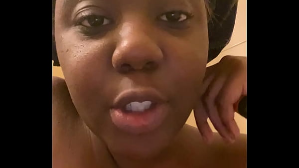 Shower Young Ebony Showing Off The Sexual Goods