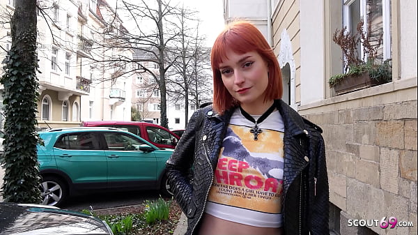 German Scout Small Tits Dirty Red Hair Girl Pickup For Hard Casting