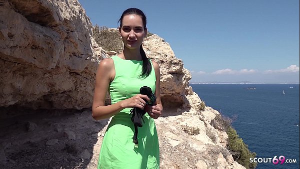 German Scout Spanish Young Tourist Megan Seduce To Beach Fuck For Cash On Mallorca