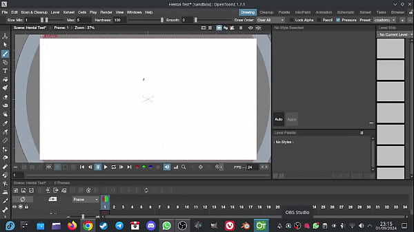 Hentai Animation Test Opentoonz On Linux Fedora 40