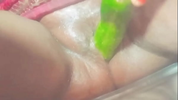 Indian Village House Wife Fuck By Cucumber Part 1