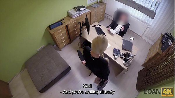 Loan4K New Car Costs Money So Blonde Gets In Hands Of Loan Agent
