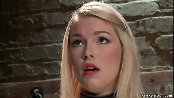 Strapped Blonde Slut Ella Nova In Squat Position Gets Caned And Whipped By Master James Mogul Then Zippered Made Fuck Big Cock Gimp Wolf Hudson In Threesome Slave Training