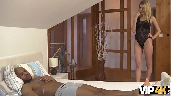 Vip4K Blonde Girl Stays With Black Friend And Allows Him To Hump Her