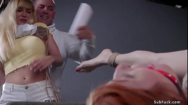 Derrick Pierce Ties And Whips Big Tits Redhead Milf Lauren Phillips Then Captures Her Big Tits Blonde Stepdaughter Paisley Porter And Fucks Her In Bondage Threesome