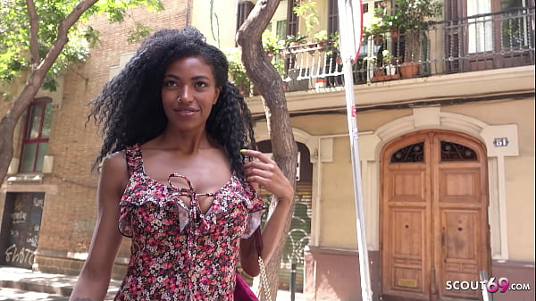 German Scout Fit Brown Teen With Huge Saggy Boobs Talk To Sex At Model Job