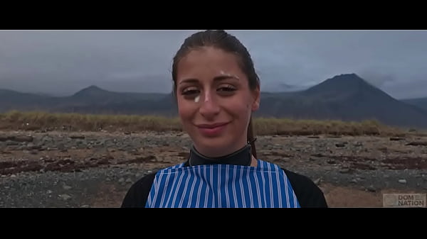 Gorgeous Big Ass Submissive Silvia Soprano Gets Hard Domination On The Beach With Rough Manhandling Spit Hand In Throat And Heavy Kink