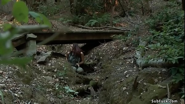 Investigative Reporter Chanel Preston Witnessing Hunt In The Woods Of Blonde Iris Rose And Then Both Blondes Are Bound And Fucked By John Strong