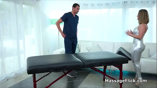 Masseur Fingering Oily Milfs Tight Booty