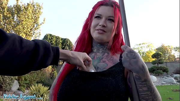 Public Agent Redhead Ha A Pair Of Huge Boobs And Tattoos