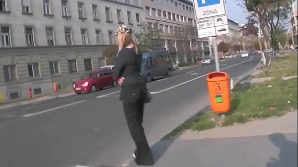 Sexy Blonde Slut On The Street I Followed Her With My Spy Camera After I Her Mercedes White Gets Her Slut Training In Strict Rope Bondage Part 1