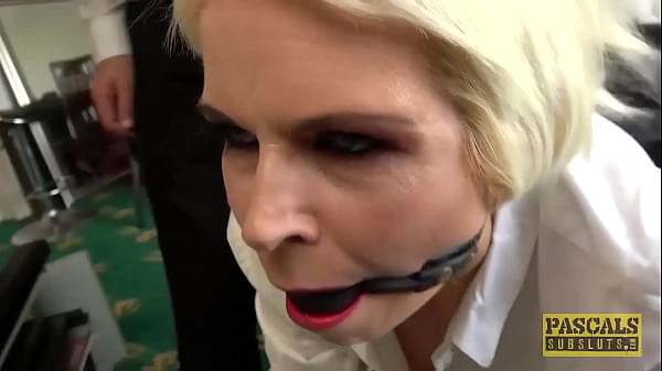 Submissive Lady Receives Cum In Mouth