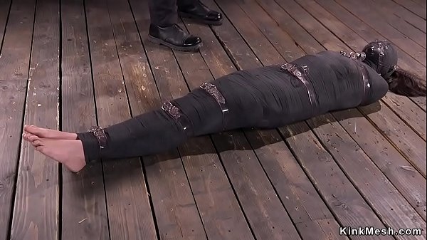 Brunette Slave Gets Hard Whipped And Spanked In Metal Device Bondage By Master