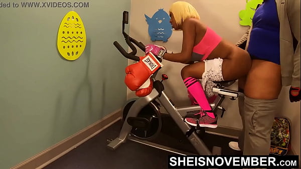 Hd Deep Old Bbc Anal Fuck For Young Hot Ebony Whore Girl Sitting On Exercise Bike Under View Sheisnovember Getting Big Butt Fucking By Workout Coach Screaming From Anal Sodomy By His Horny Big Dick