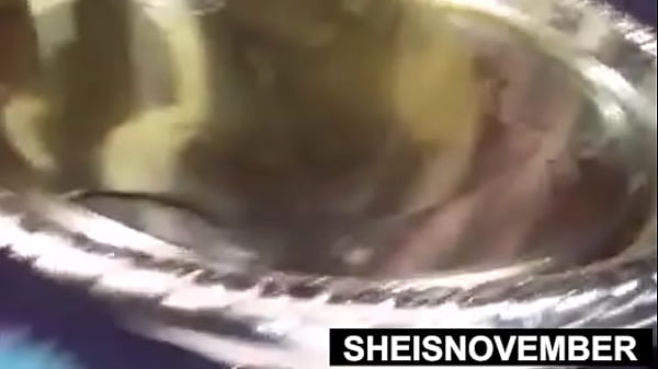 Hot Fat Black Bimbo Sheisnovember Pissing Standing In Restroom Dripping In Oiled Grease Raunchy Naked Crotch With Large Butt Squatting And Voluptuous Exotic Boobs With Hard Nipples Out Pose Closeu