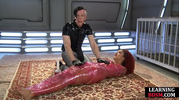 Master Teaches Mumification With His Black Slave