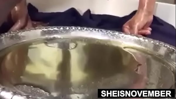 My Chubby Ass And Pussy Peeing Closeup Covered In Oil Naked Urinating While I Squat As Gigantic Nipples Big Boobs Shaking Cute Young Beautiful Bbw Sheisnovember Sensual Pee Spreading Her Nude Vagi