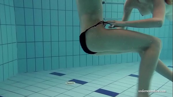 Two Hot Horny Lesbians Swimming Naked