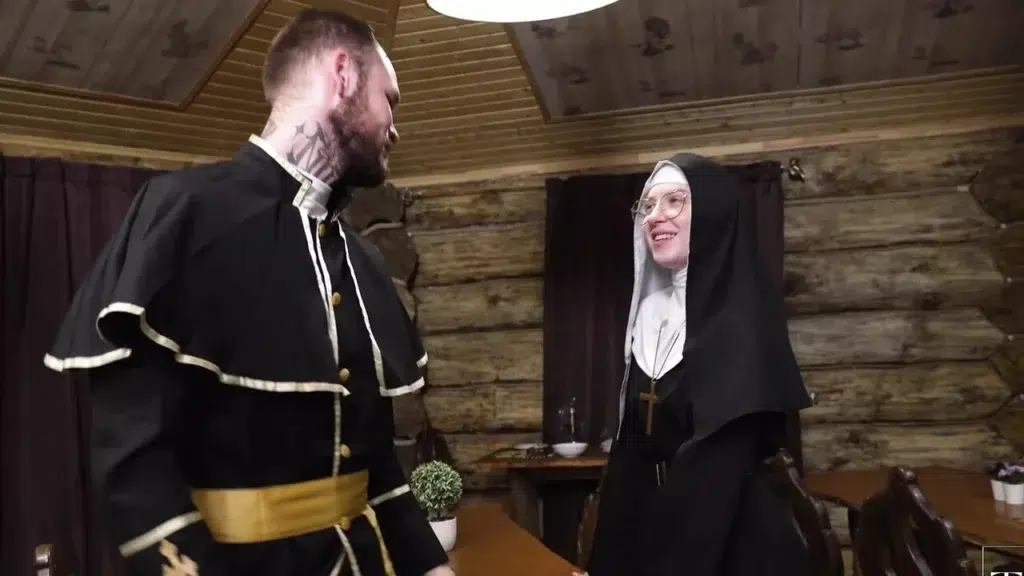 Vicious Monastery Part 5 A Holy Father Has To Take Care Of All His Nuns
